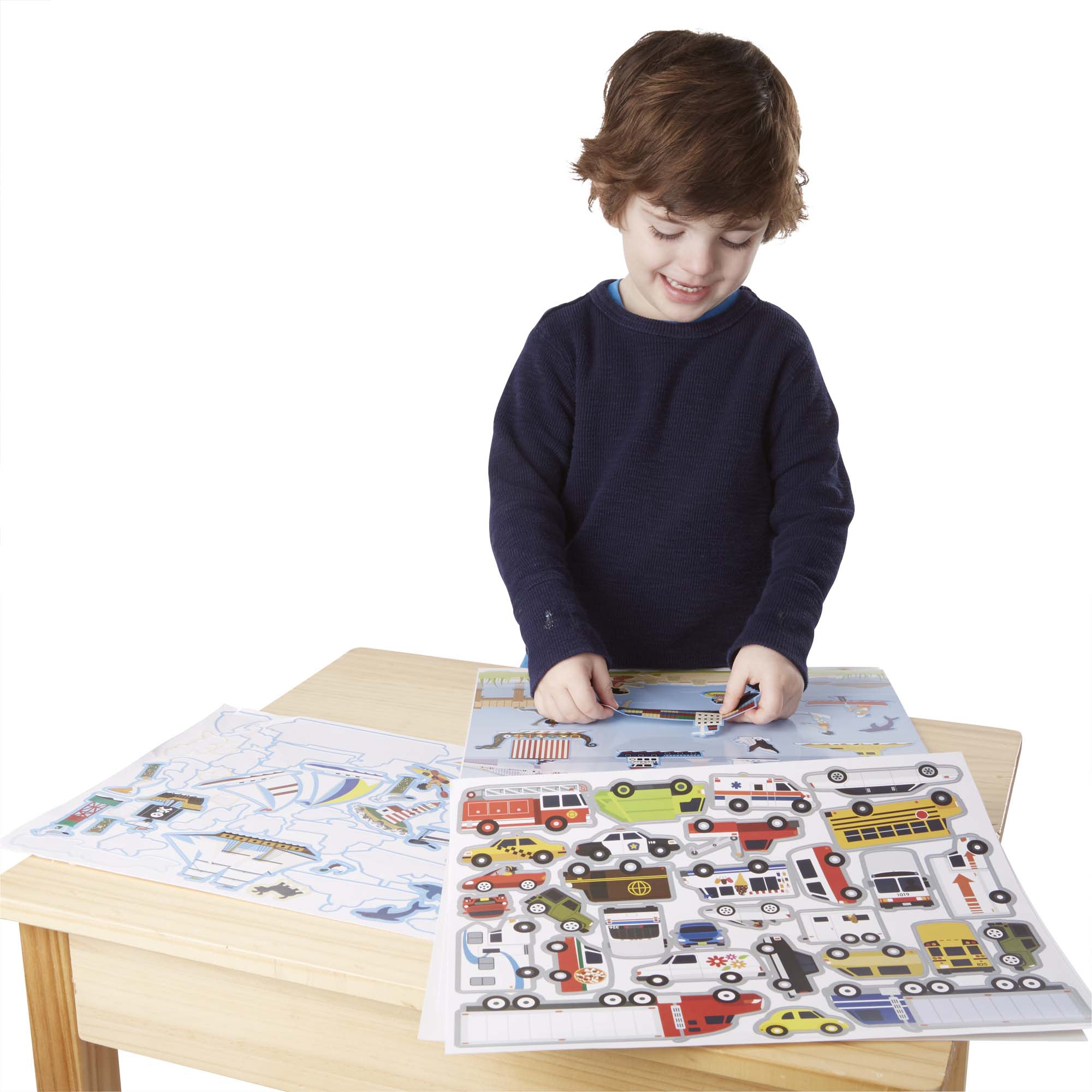 Melissa & Doug Reusable Sticker Pad - Vehicles - Image 8