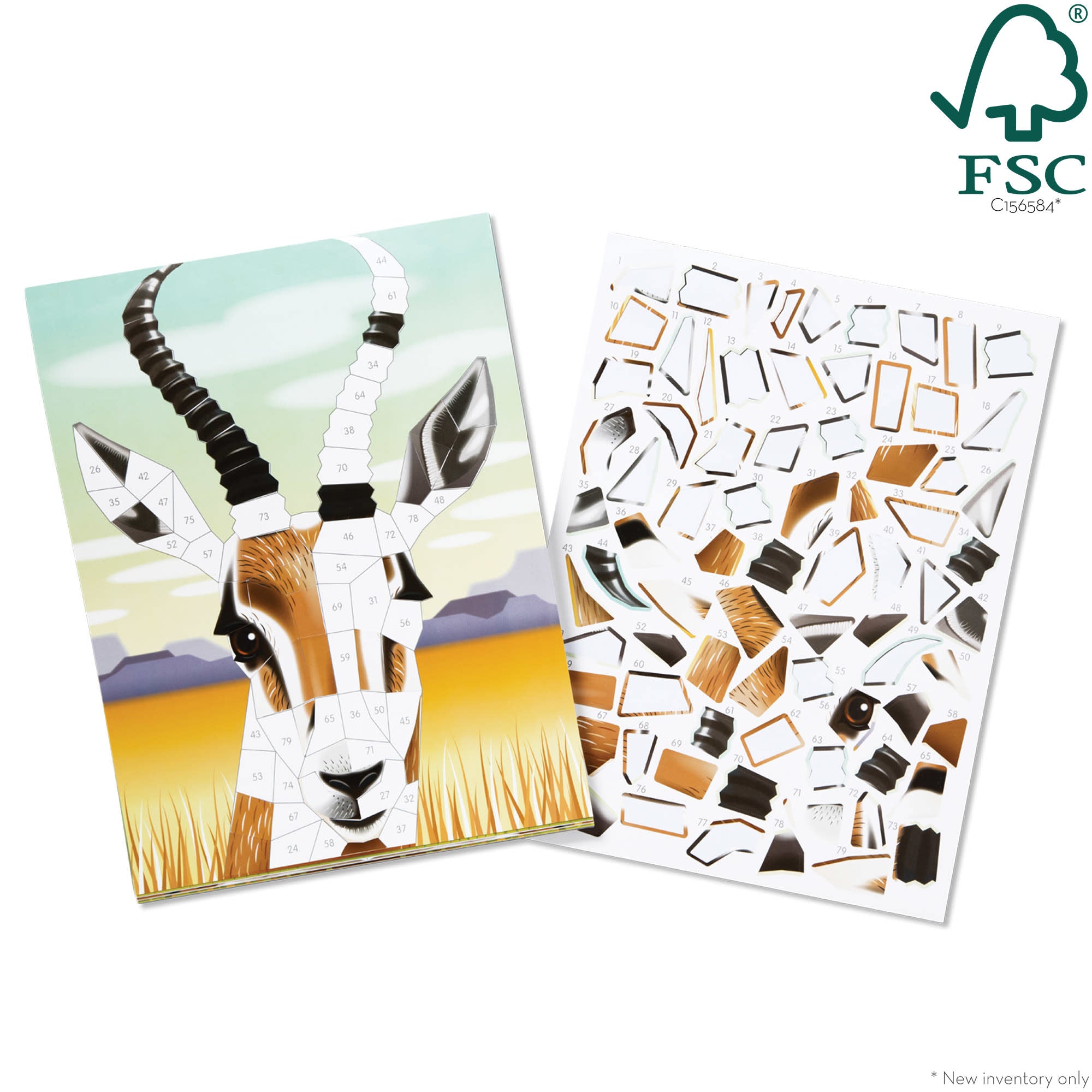 Melissa & Doug Mosaic Sticker Pad - Safari - Image 3