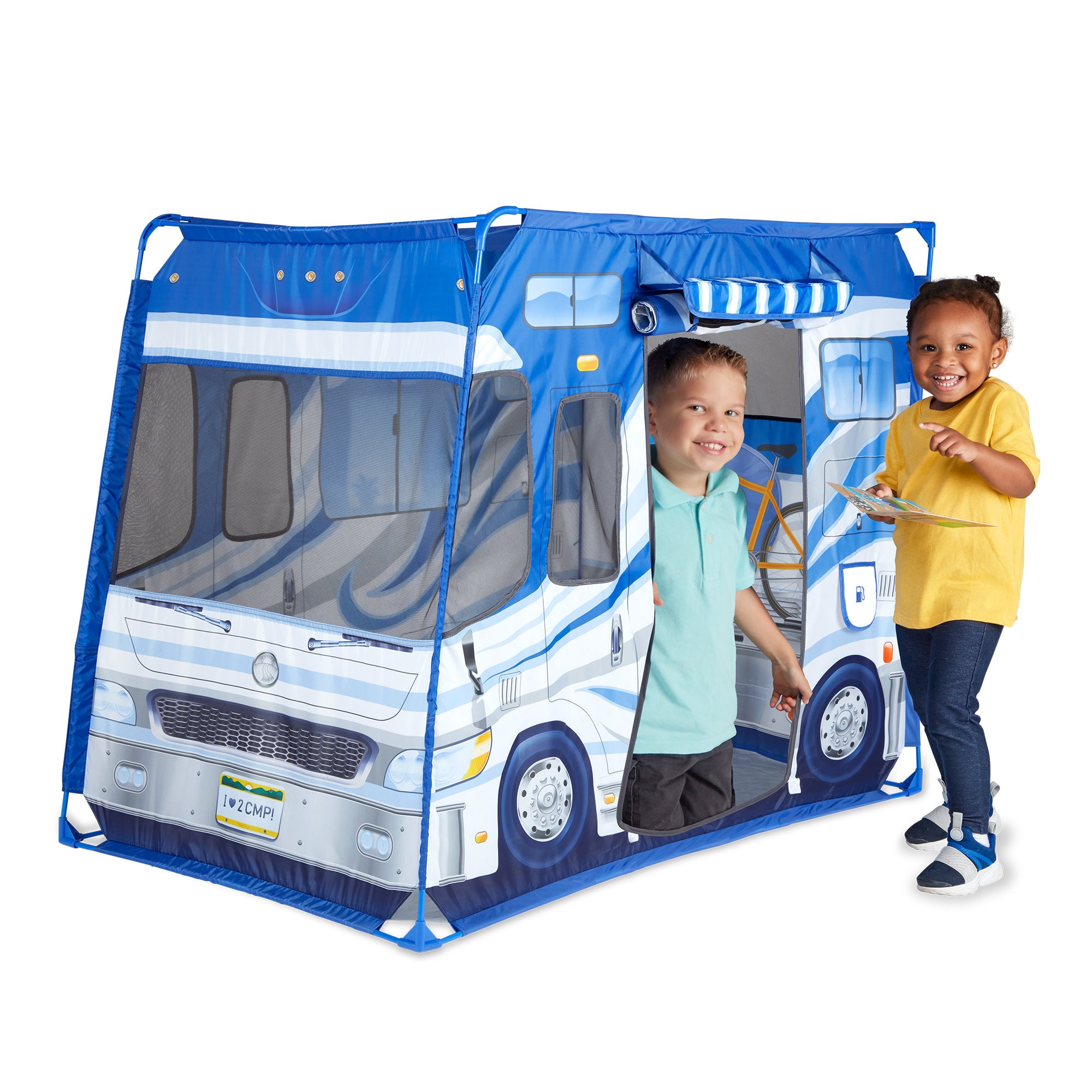 Melissa & Doug Let??s Explore Camper Tent Play Set - Image 8