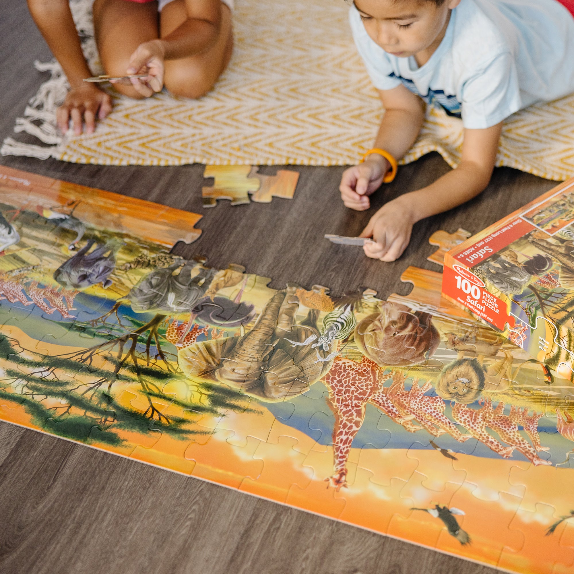 Melissa & Doug Safari Floor Puzzle - 100 Pieces - Image 5