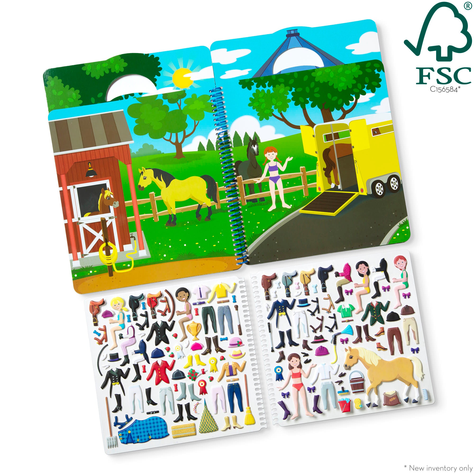 Melissa & Doug Puffy Sticker Activity Book - Riding Club - Image 10