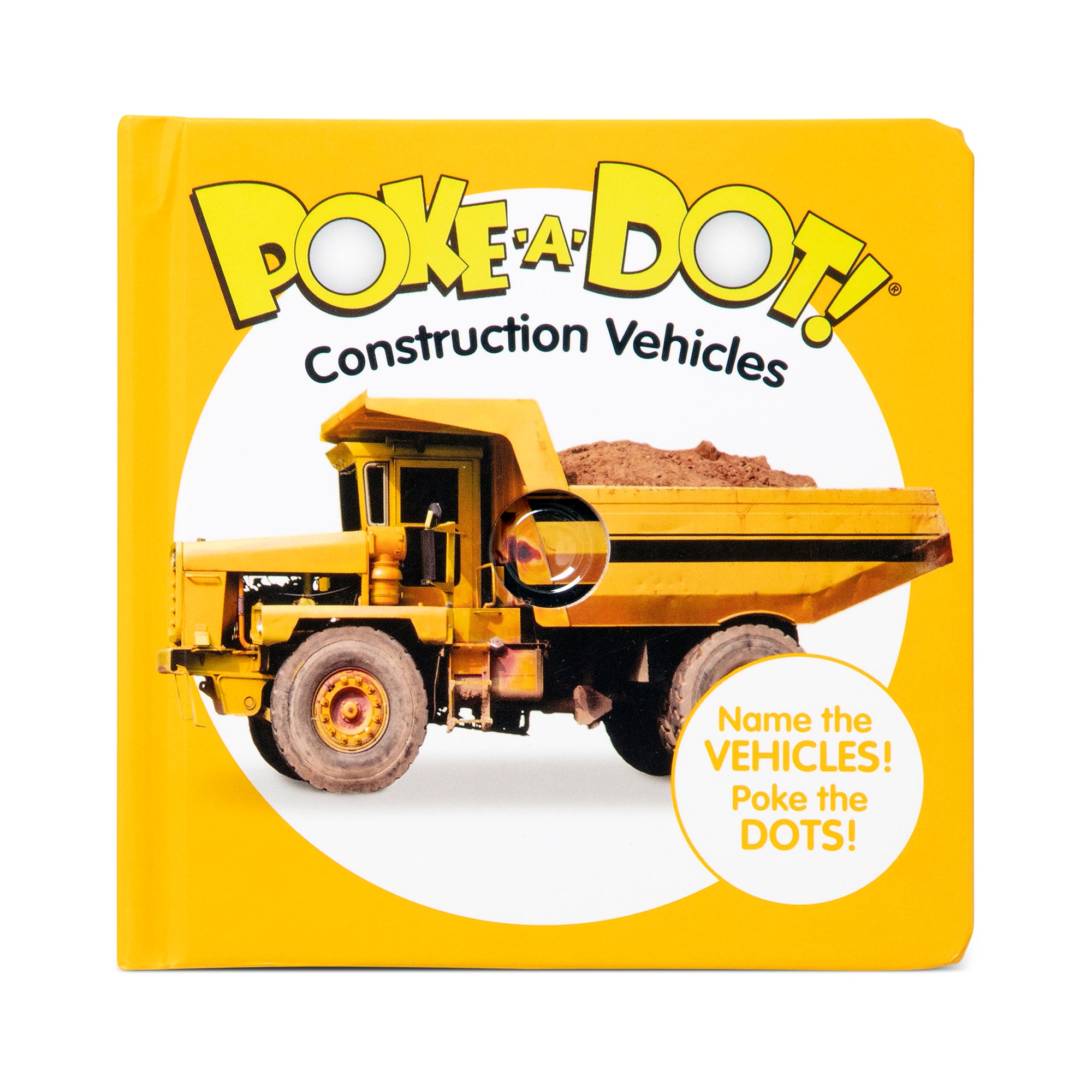 Melissa & Doug Poke-a-Dot: Construction Vehicles Board Book - Image 3
