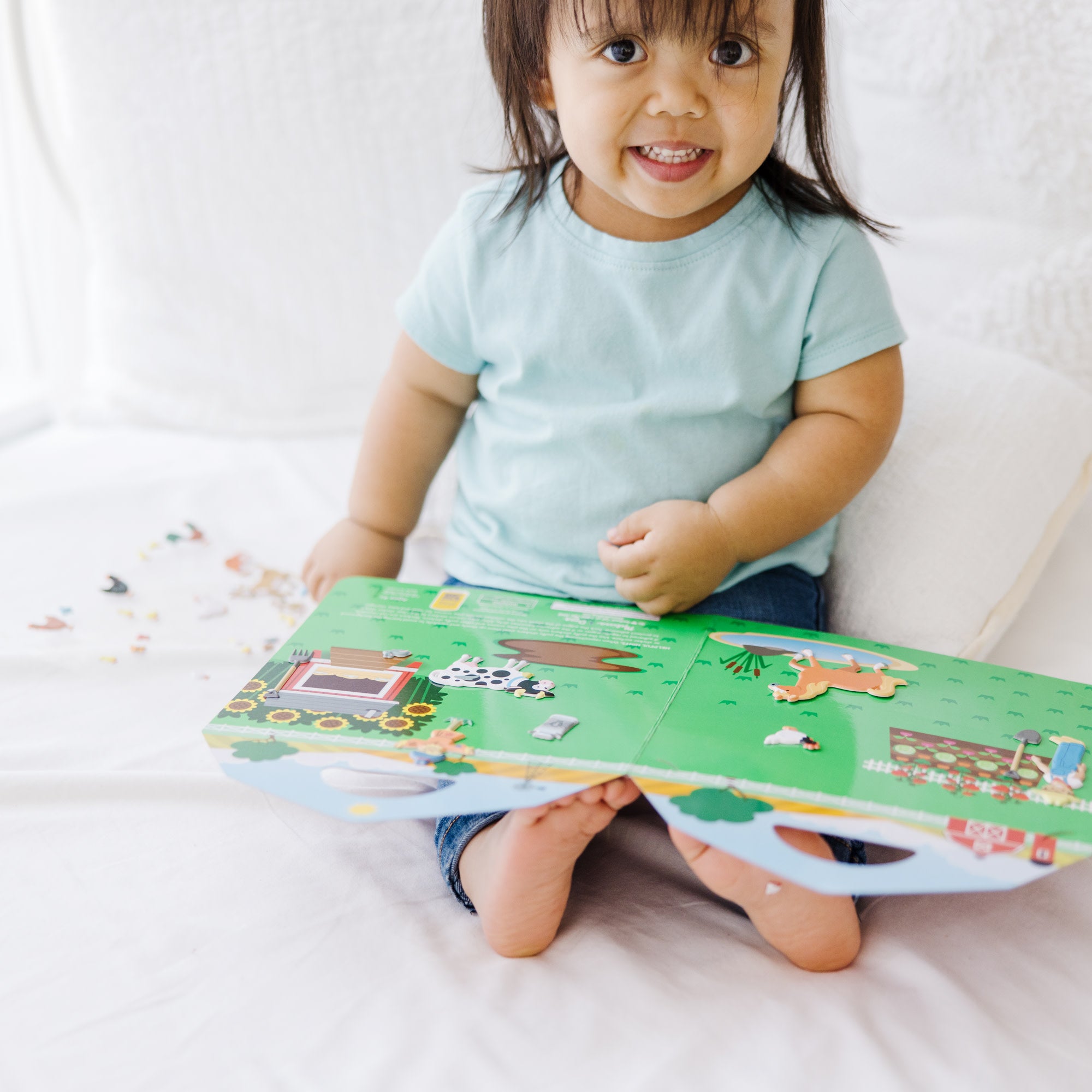 Melissa & Doug Puffy Sticker Play Set - On the Farm - Image 5
