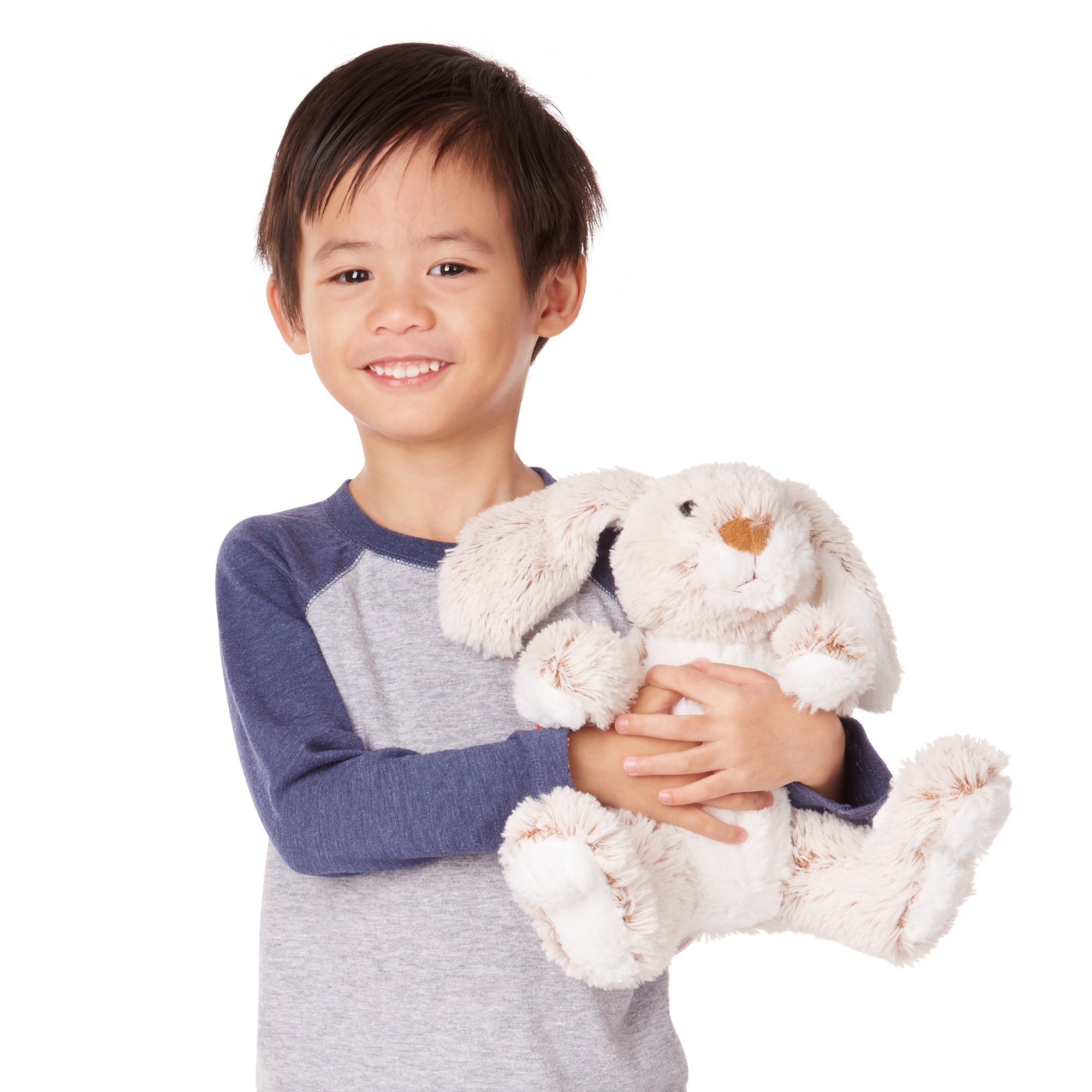 Melissa & Doug Burrow Bunny Rabbit Stuffed Animal - Image 4