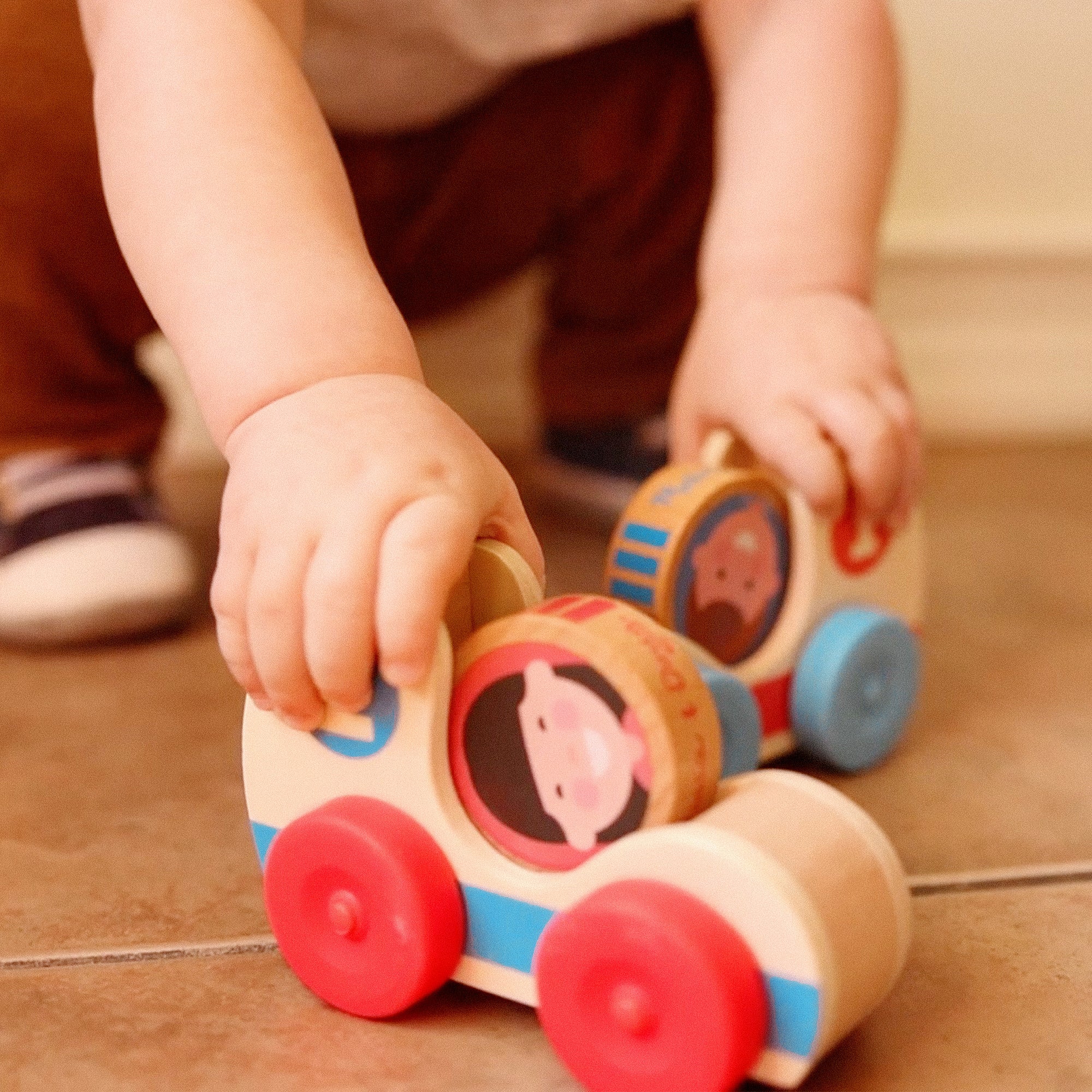 Melissa & Doug GO Tots Wooden Race Cars - Image 8