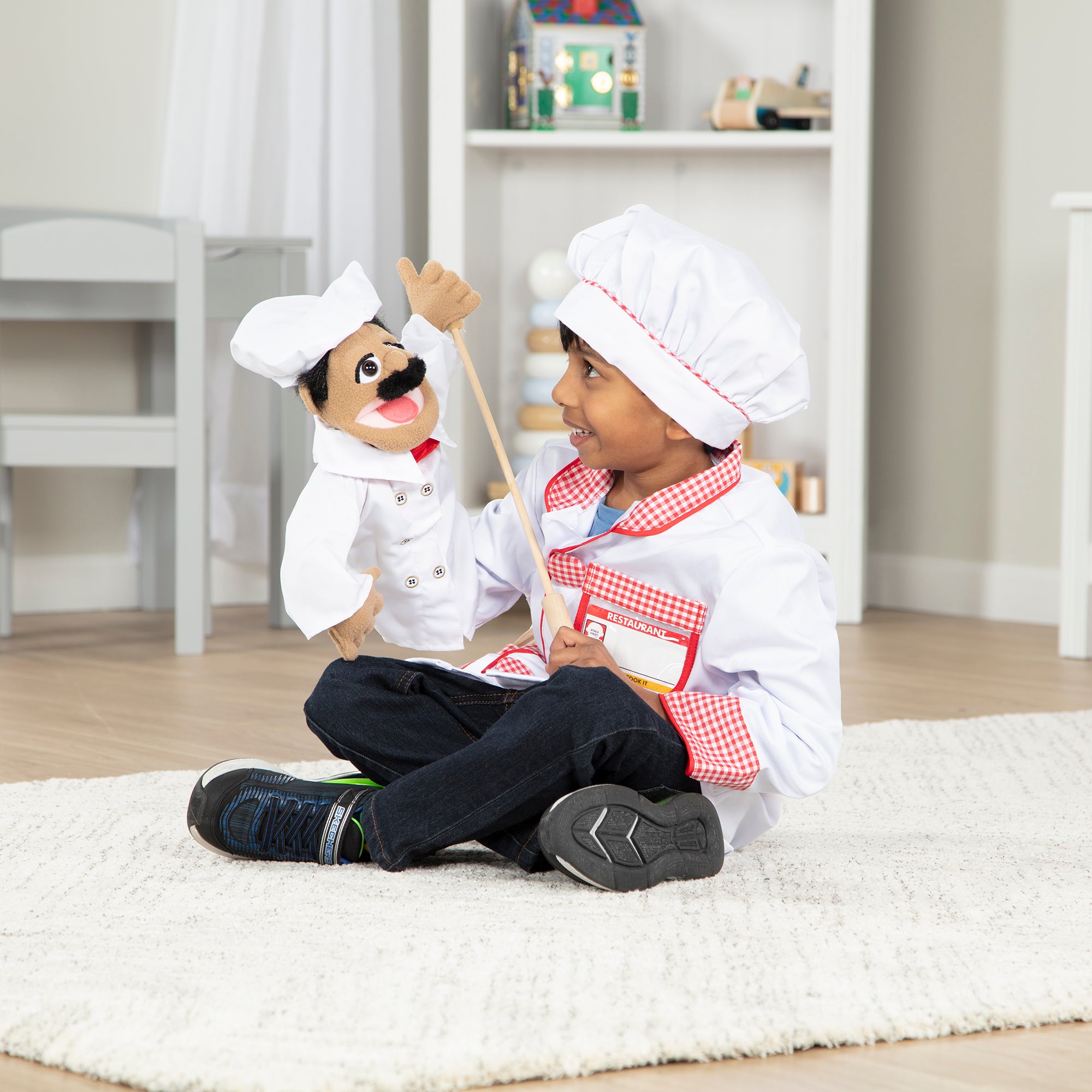 Melissa & Doug Chef Puppet ?C Al Dente - Image 8