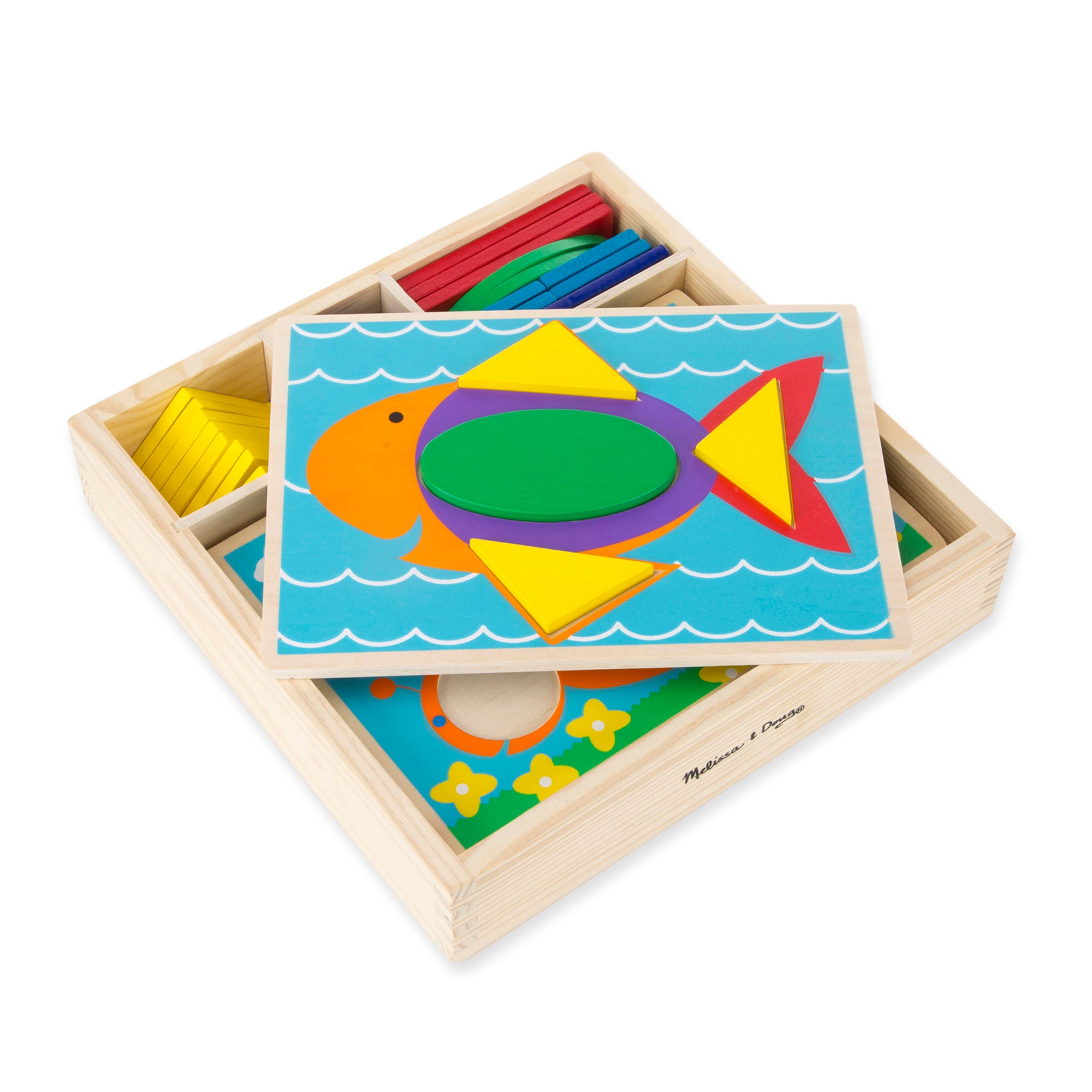 Melissa & Doug Beginner Pattern Blocks - Image 3