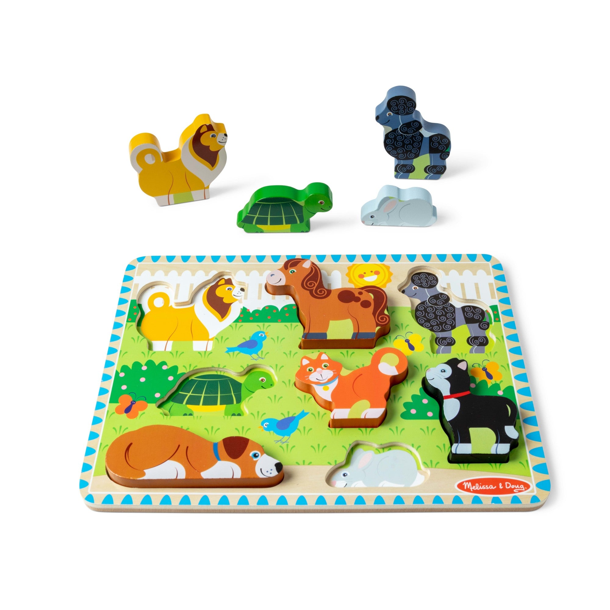 Melissa & Doug Pets Chunky Puzzle - 8 Pieces - Image 4