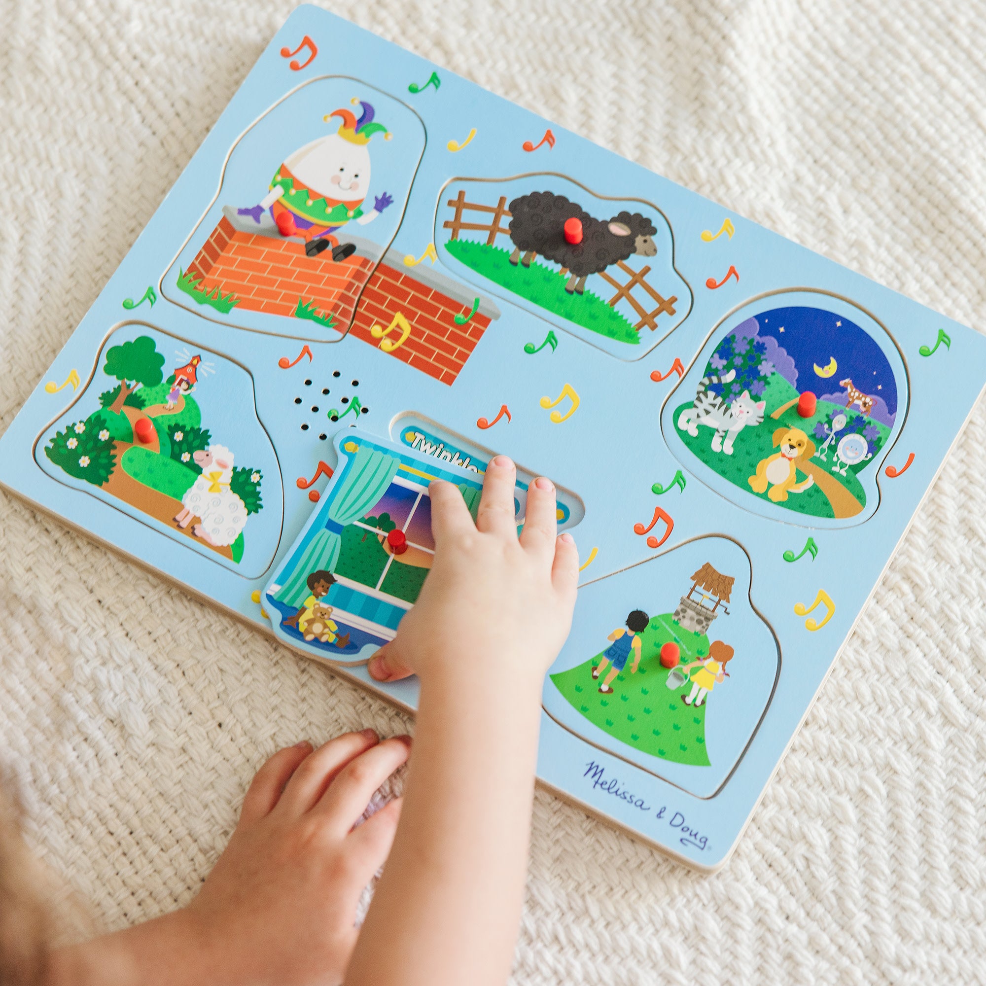 Melissa & Doug Nursery Rhymes 2 Sound Puzzle - 6 PIeces - Image 5