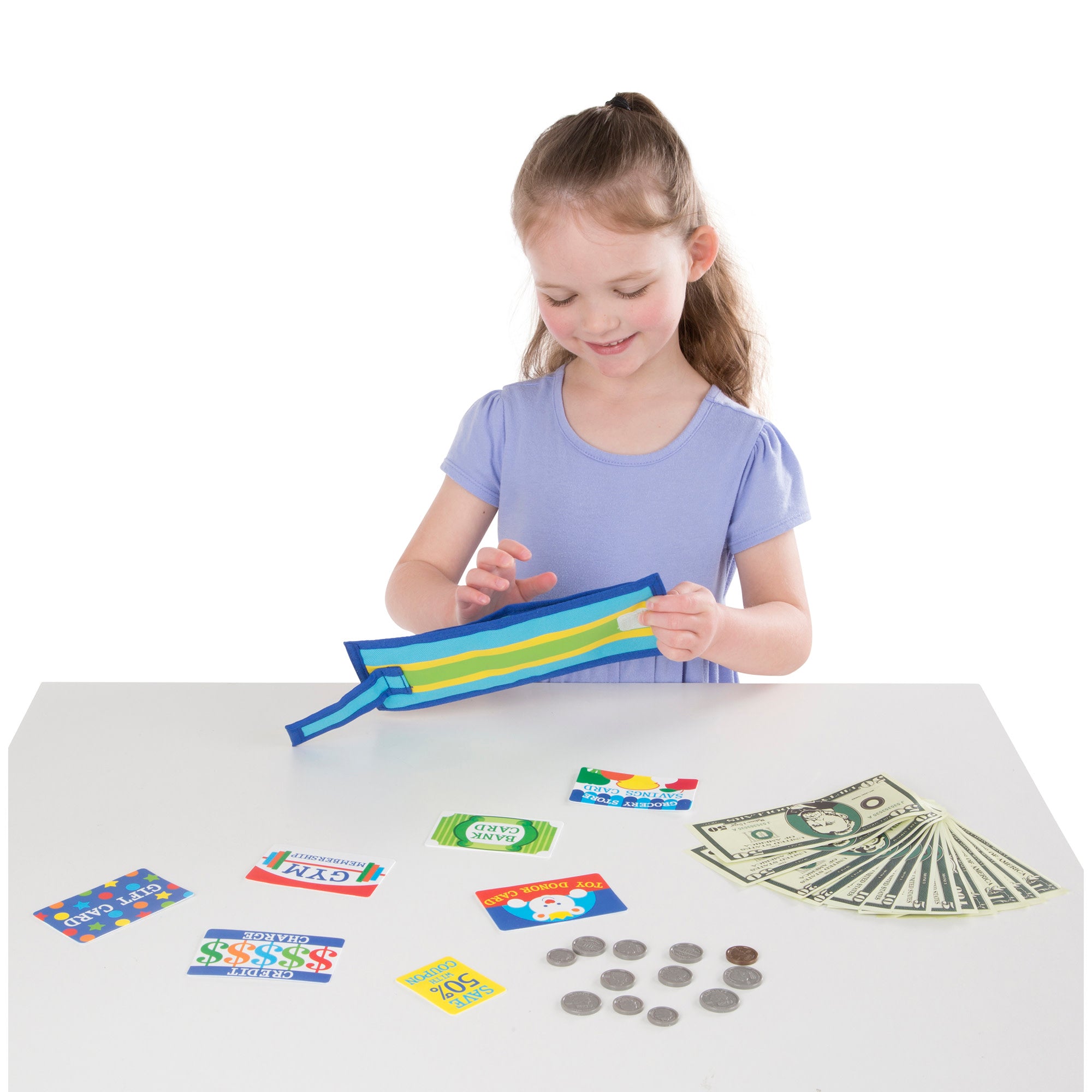 Melissa & Doug Pretend-to-Spend Wallet - Image 8
