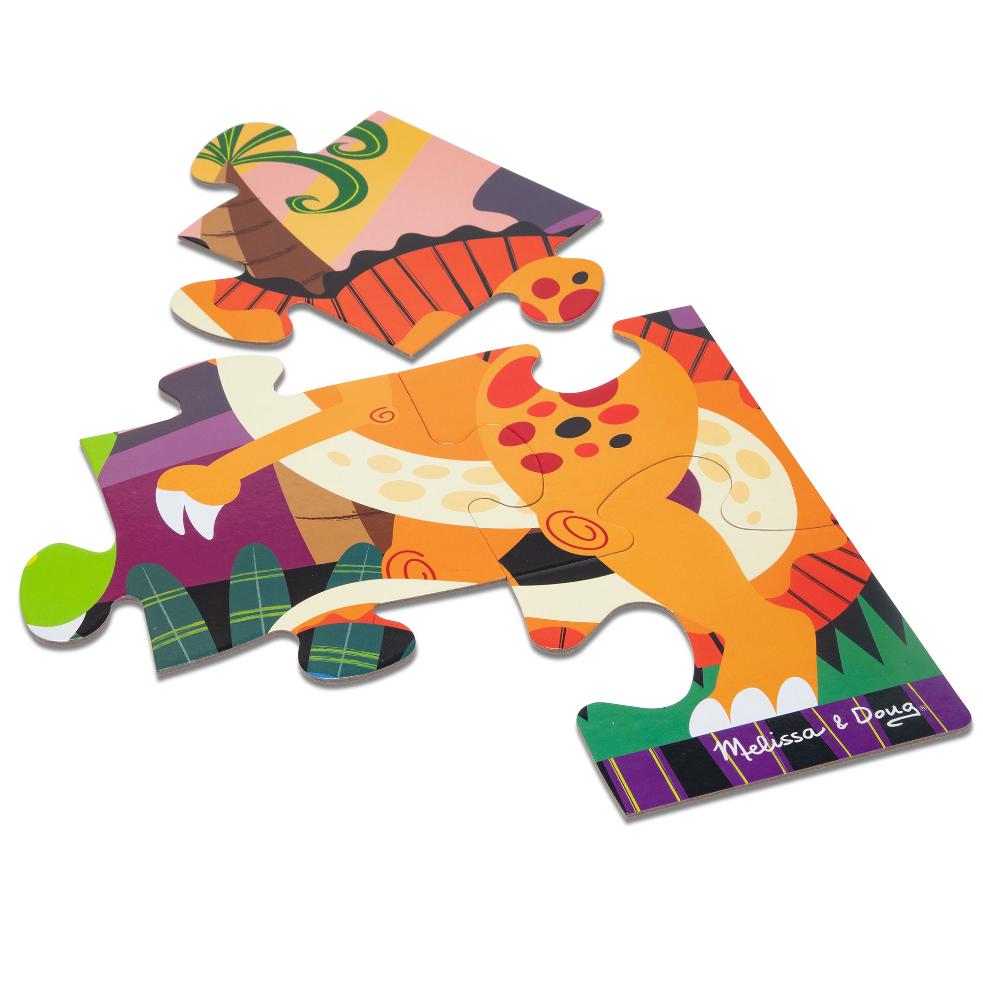Melissa & Doug Dinosaur Dawn Floor Puzzle - 24 Pieces - Image 4