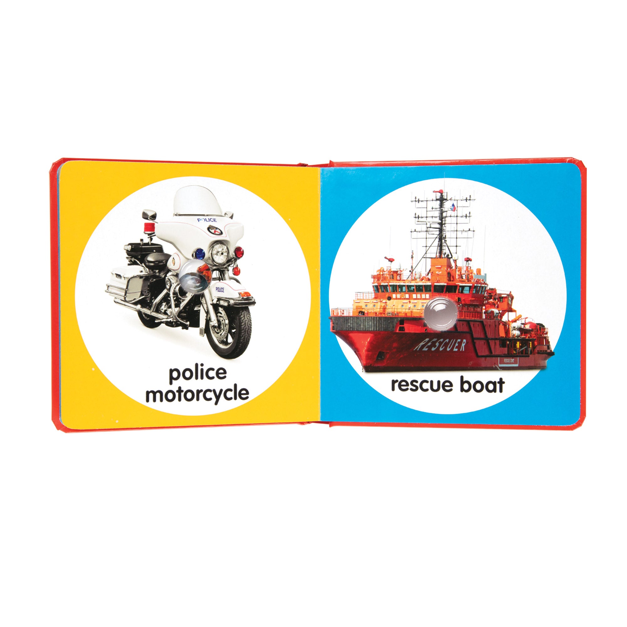 Melissa & Doug Poke-a-Dot: Emergency Vehicles Board Book - Image 4