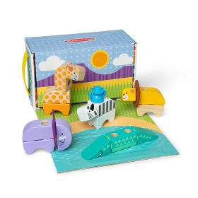 Melissa & Doug Blockables? Safari Play Set