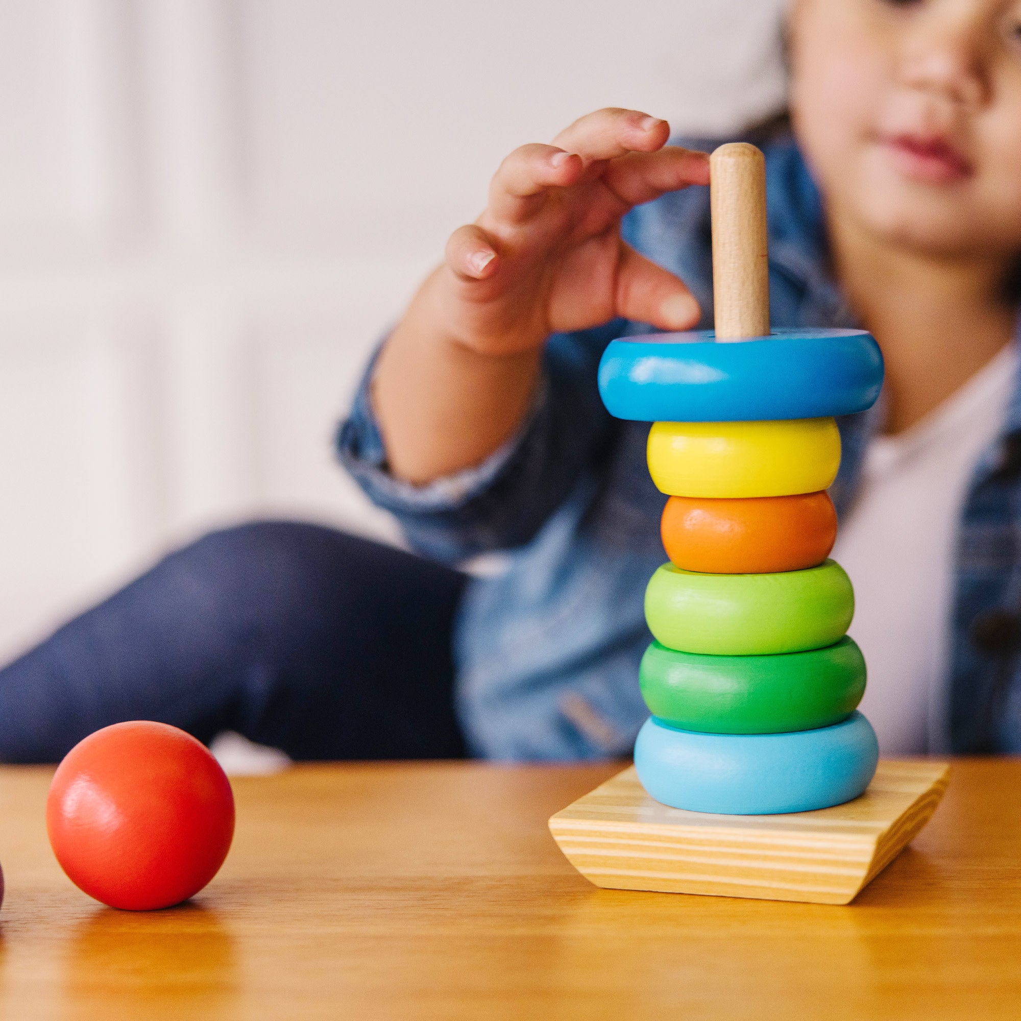 Melissa & Doug Rainbow Stacker - Image 7