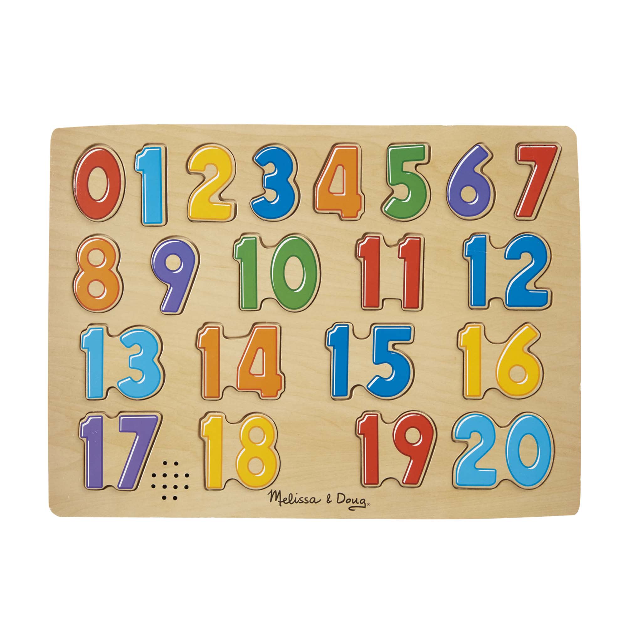 Melissa & Doug Numbers Sound Puzzle - 21 Pieces - Image 7