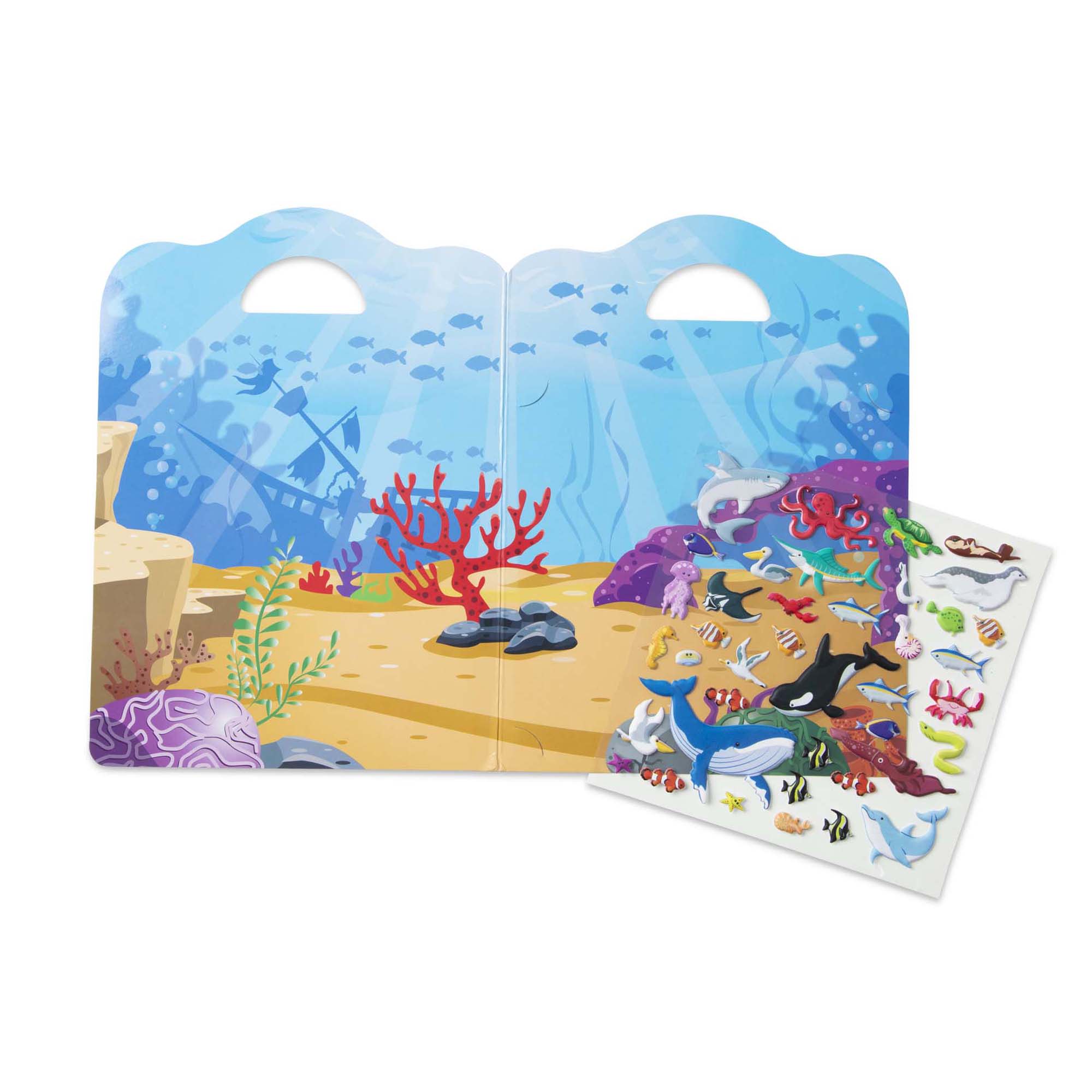 Melissa & Doug Puffy Sticker Play Set - Ocean - Image 8