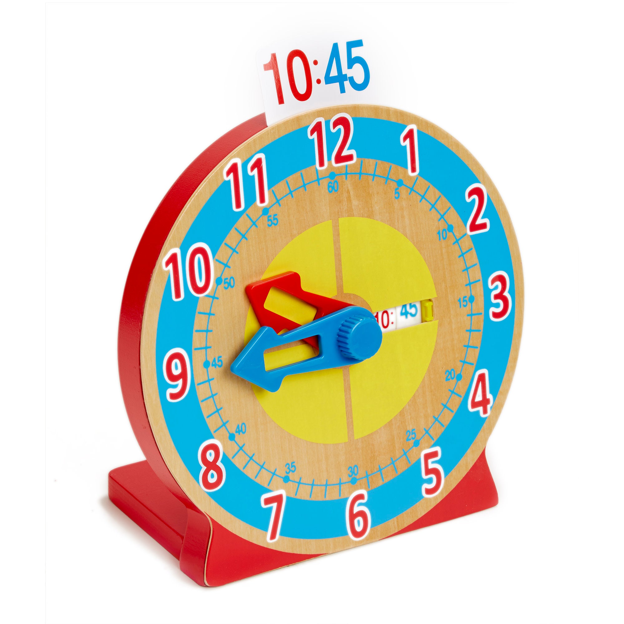 Melissa & Doug Turn & Tell Wooden Clock - Image 4