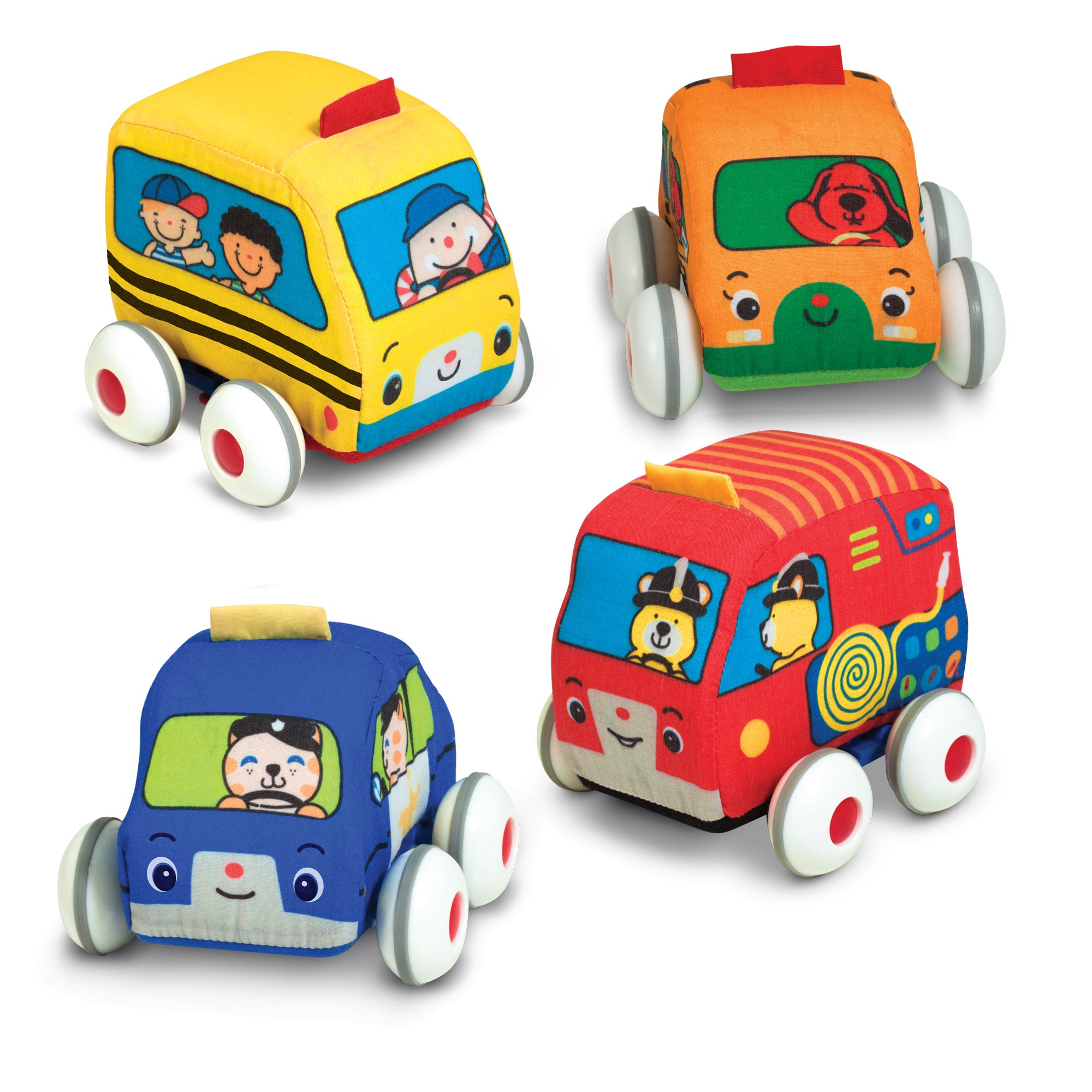 Melissa & Doug K's Kids Pull-Back Vehicles Toy