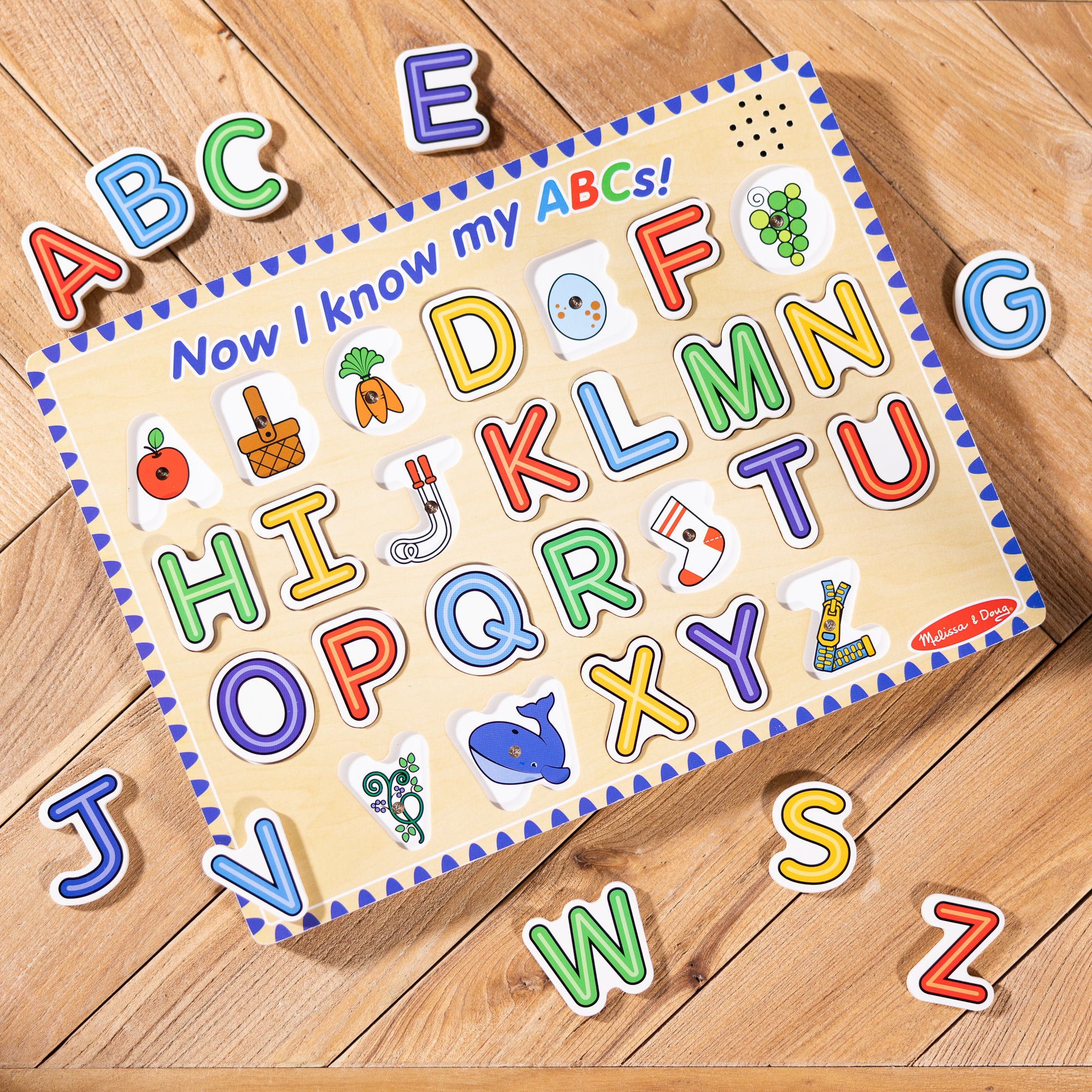 Melissa & Doug Alphabet Sound Puzzle - 26 Pieces - Image 9