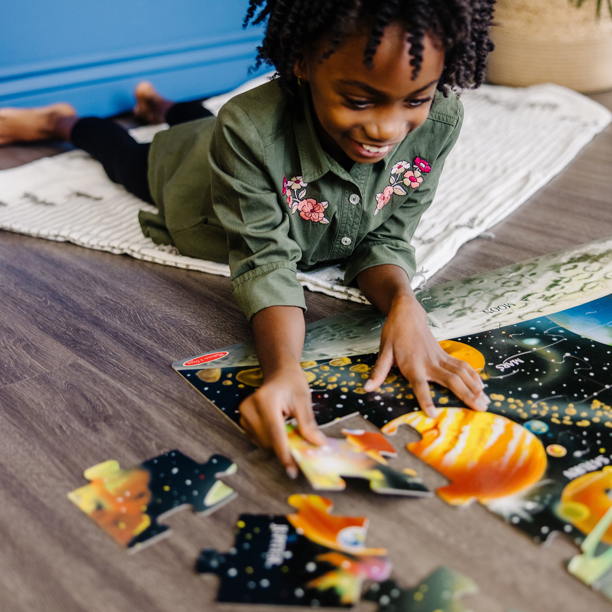 Melissa & Doug Solar System Floor Puzzle - 48 Pieces - Image 2
