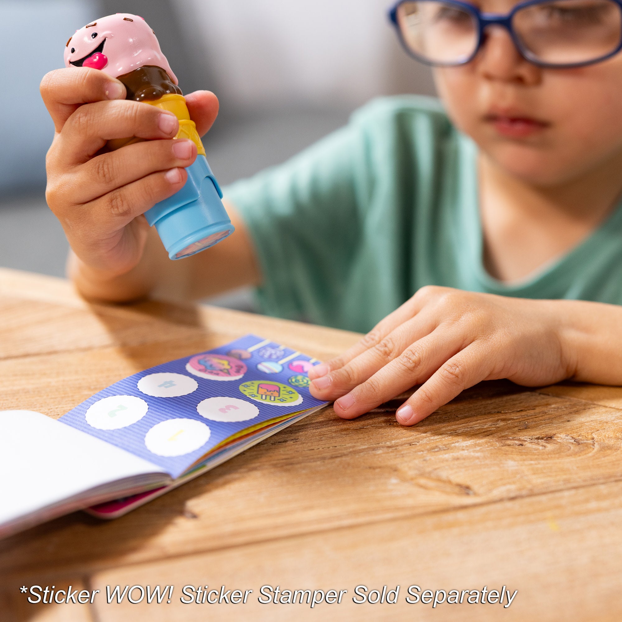 Melissa & Doug Sticker WOW!? Mini Activity Pad & Refill Stickers - Favorite Things (200+ Stickers, Stamper Not Included) - Image 5