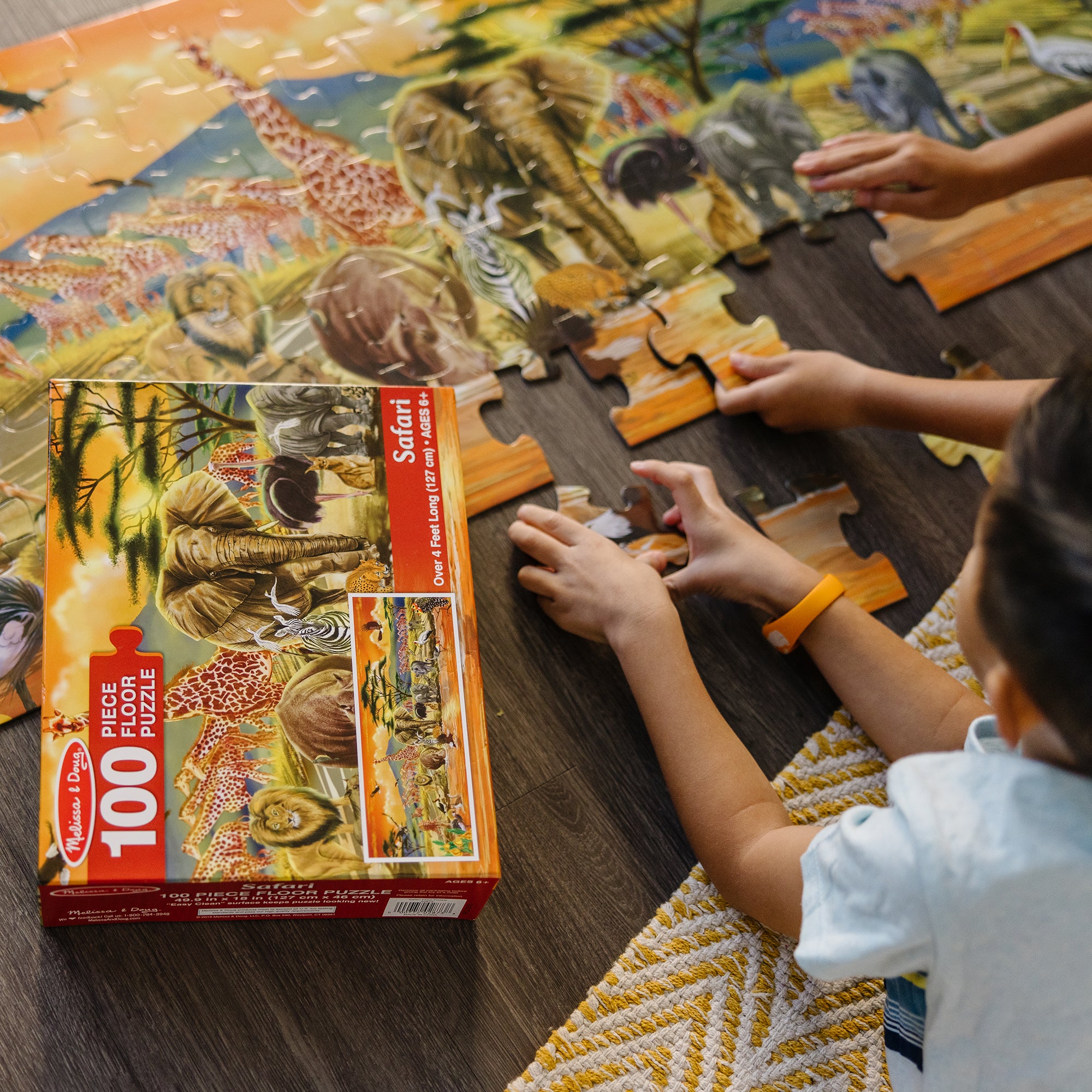 Melissa & Doug Safari Floor Puzzle - 100 Pieces - Image 10