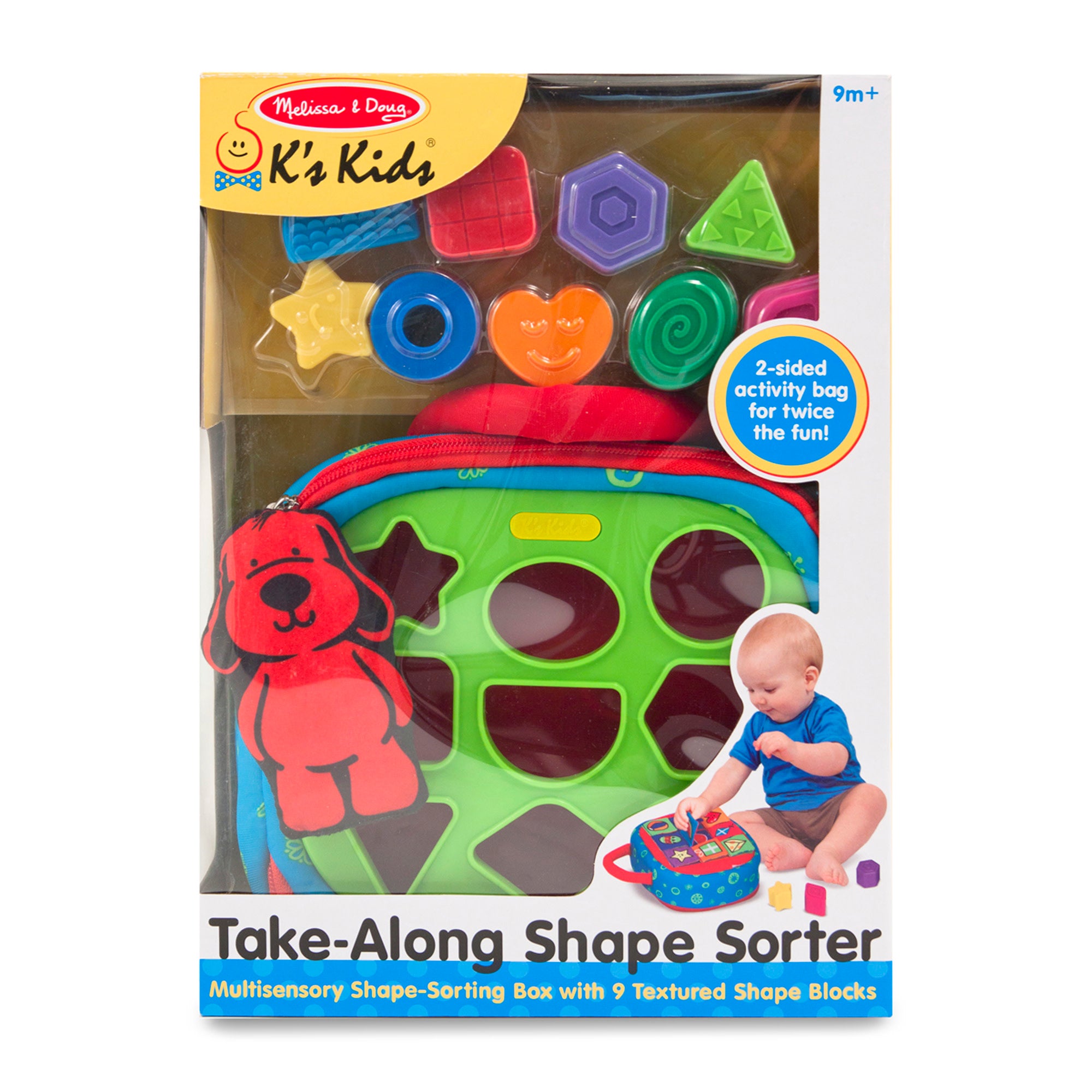Melissa & Doug K's Kids Take-Along Shape Sorter - Image 3