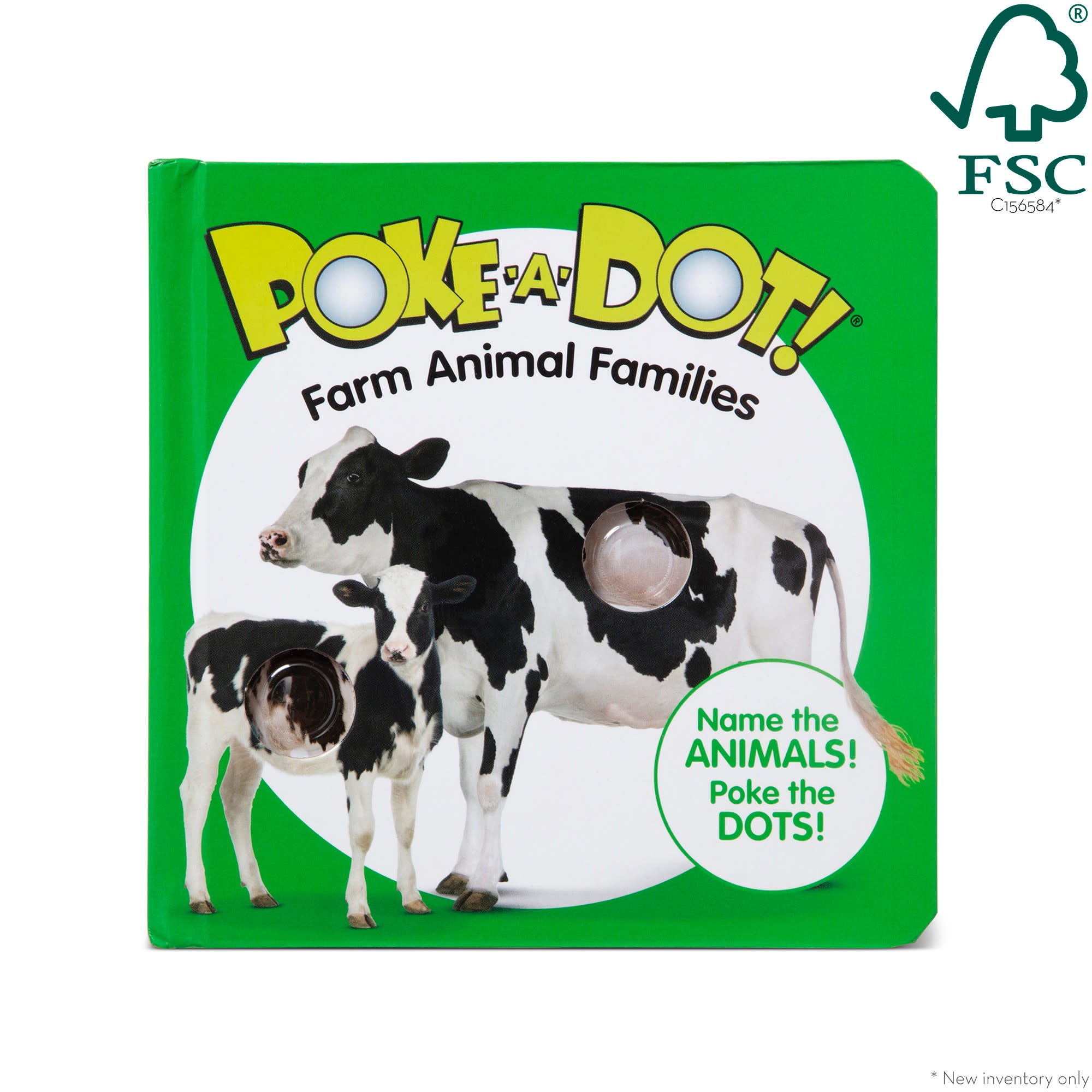 Melissa & Doug Poke-a-Dot: Farm Animal Families Board Book - Image 8