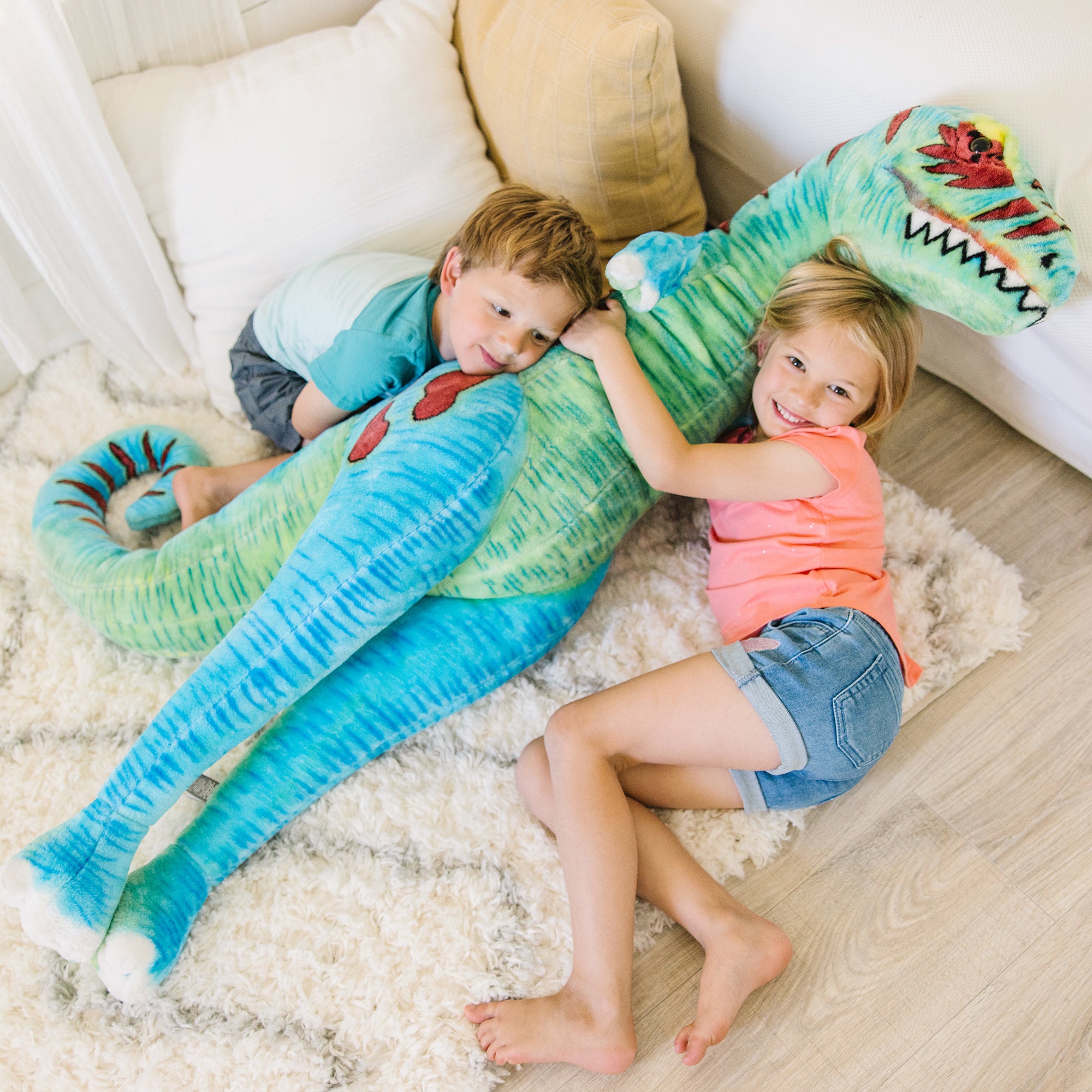 Melissa & Doug T-Rex Giant Lifelike Plush Stuffed Animal - Image 6