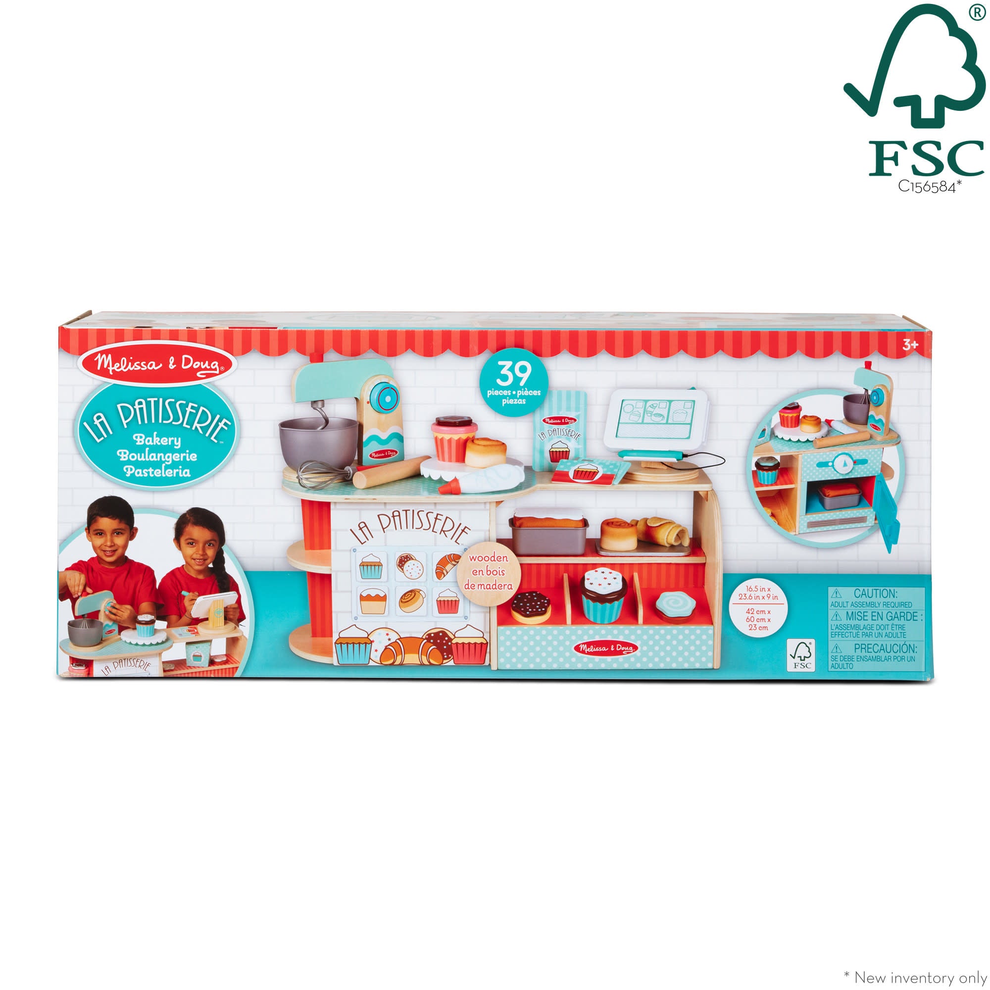 Melissa & Doug Wooden La Patisserie Bakery - Image 3