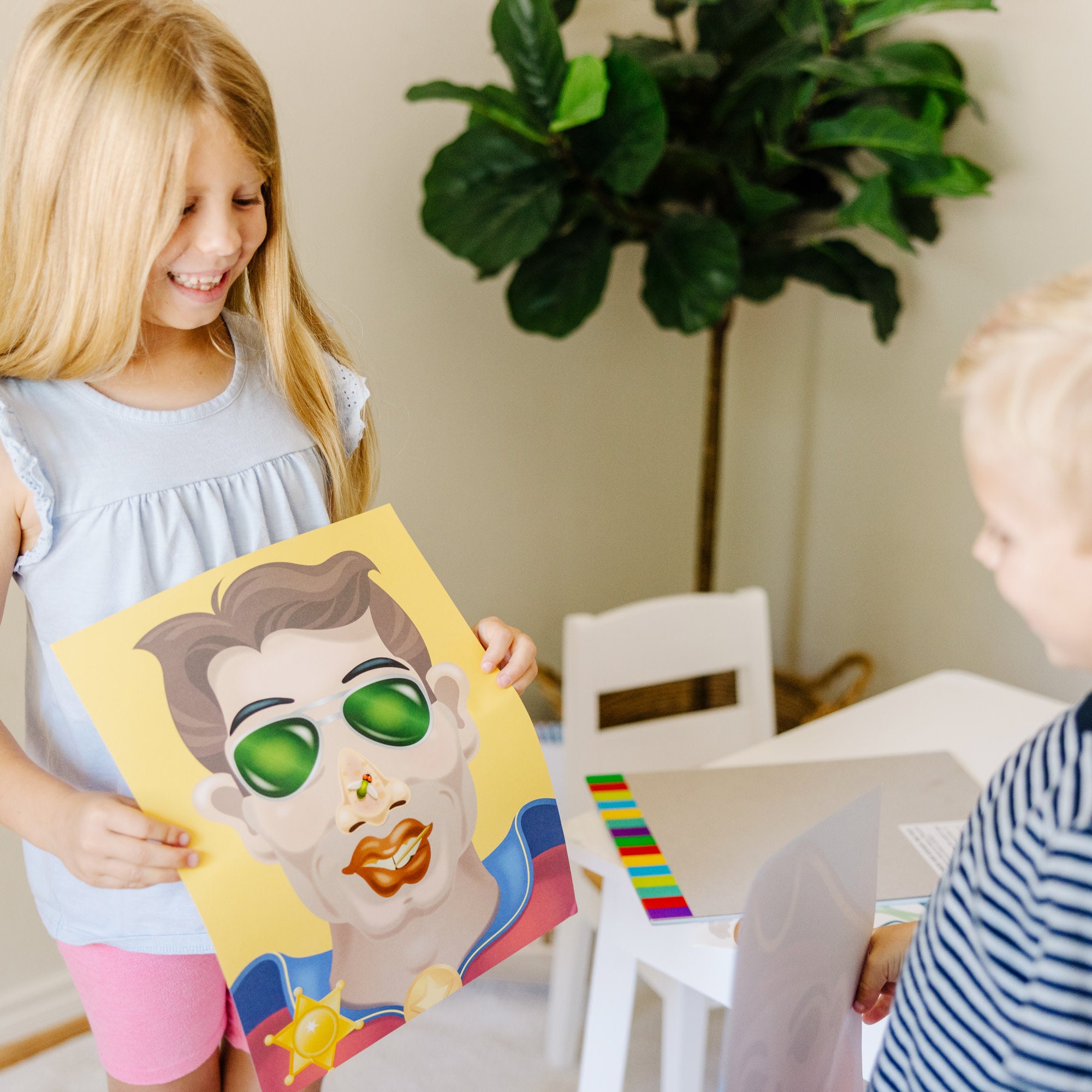 Melissa & Doug Make-a-Face Sticker Pad - Crazy Characters - Image 6
