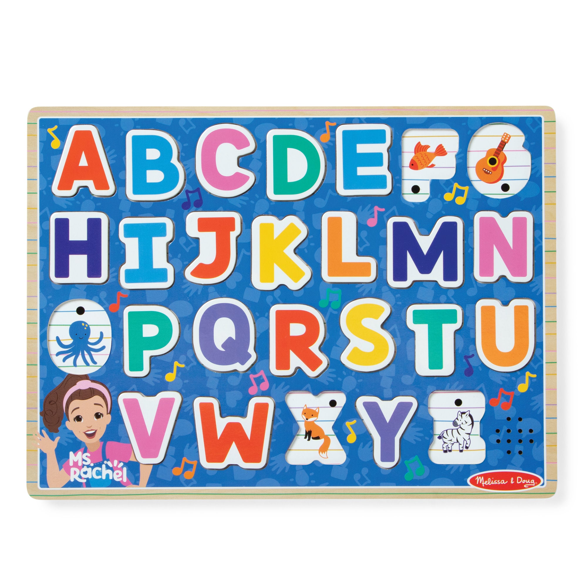 Melissa & Doug Ms. Rachel? Wooden Phonics Alphabet Sound Puzzle - 26 Pieces - Image 4