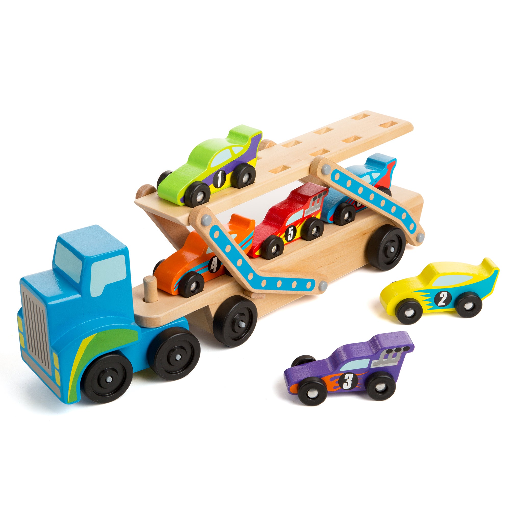 Melissa & Doug Mega Race Car Carrier - Image 4