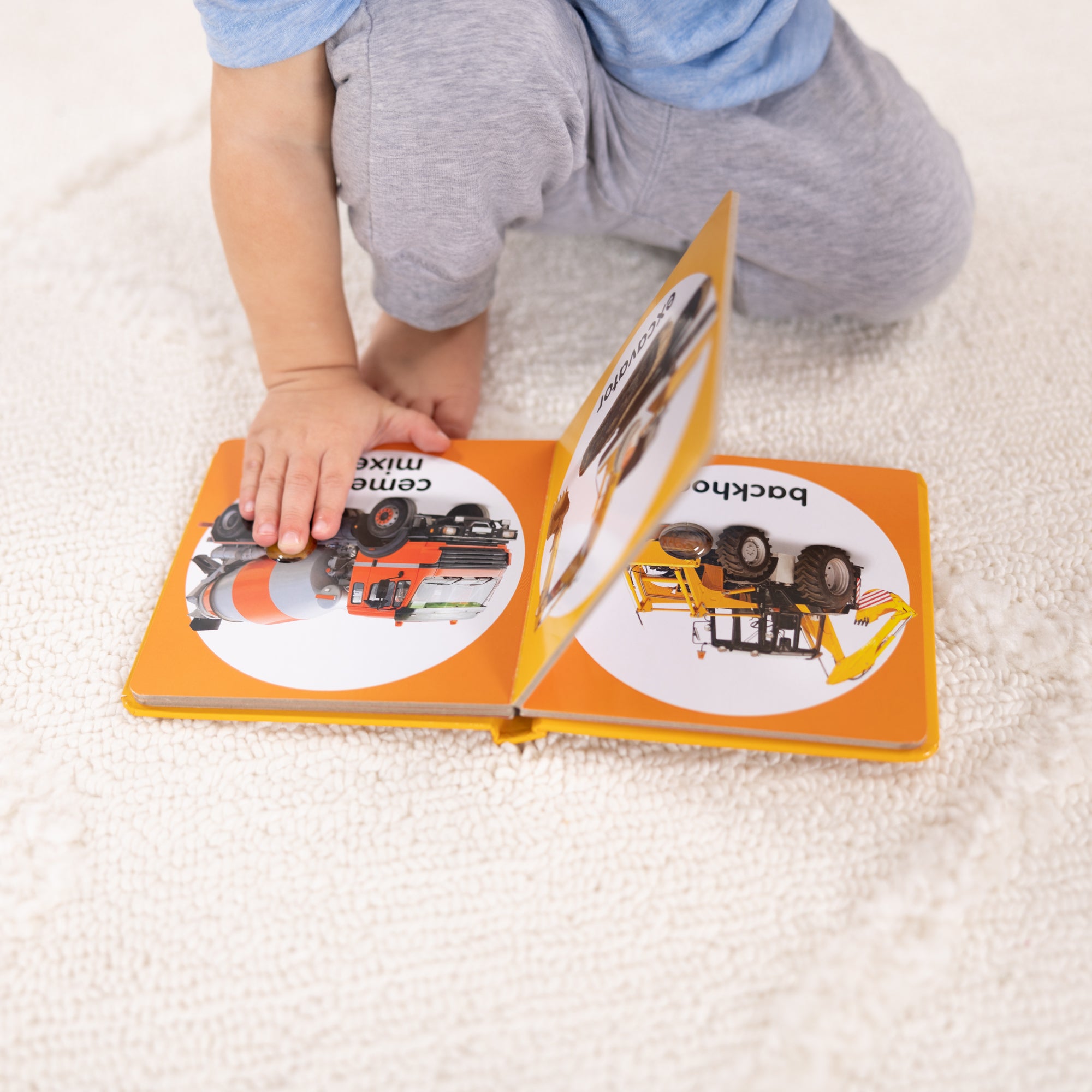 Melissa & Doug Poke-a-Dot: Construction Vehicles Board Book - Image 10