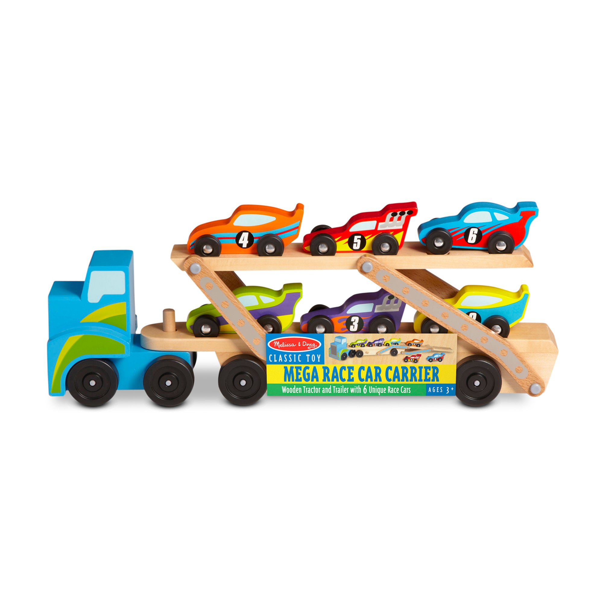 Melissa & Doug Mega Race Car Carrier - Image 3