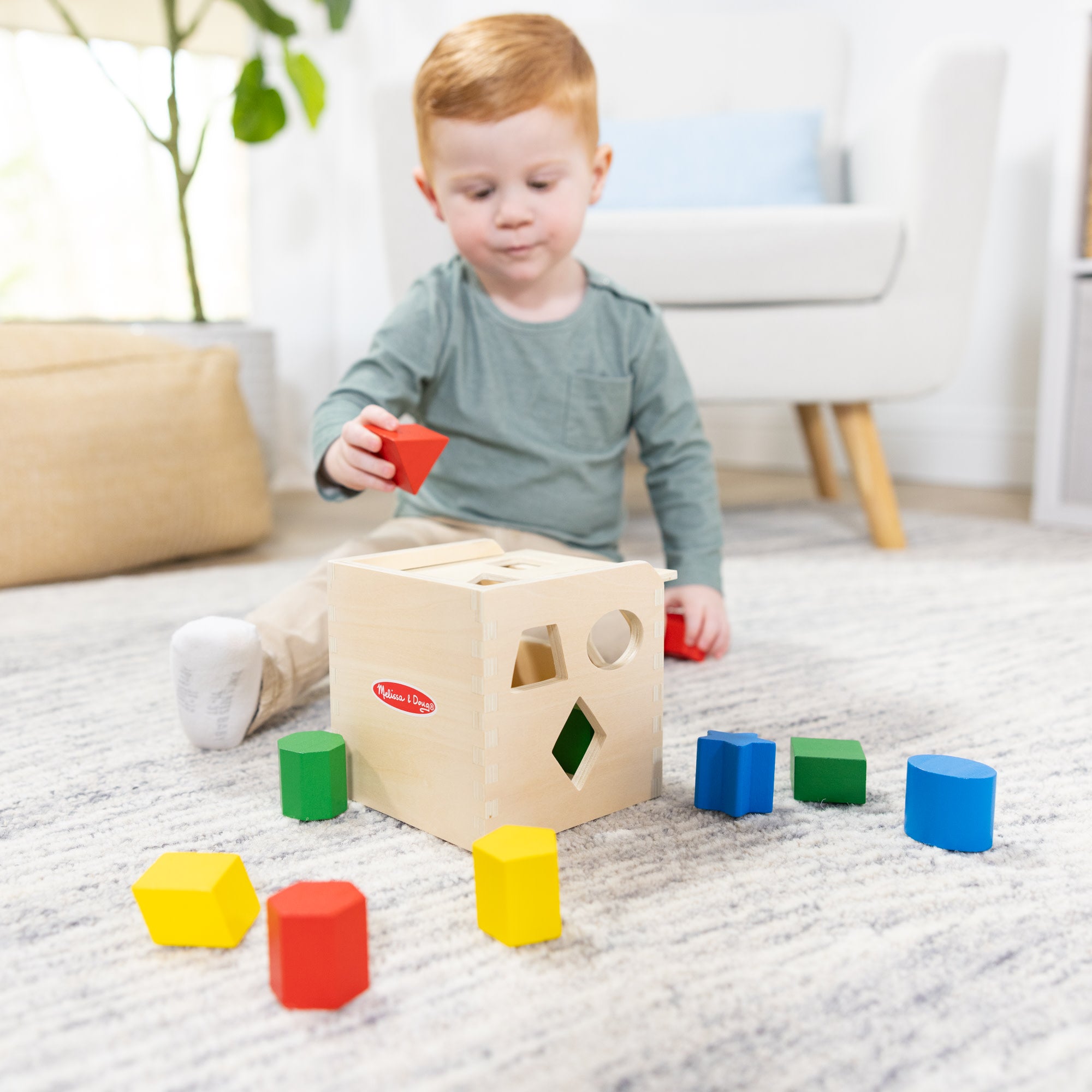 Melissa & Doug Shape-Sorting Cube - Image 7