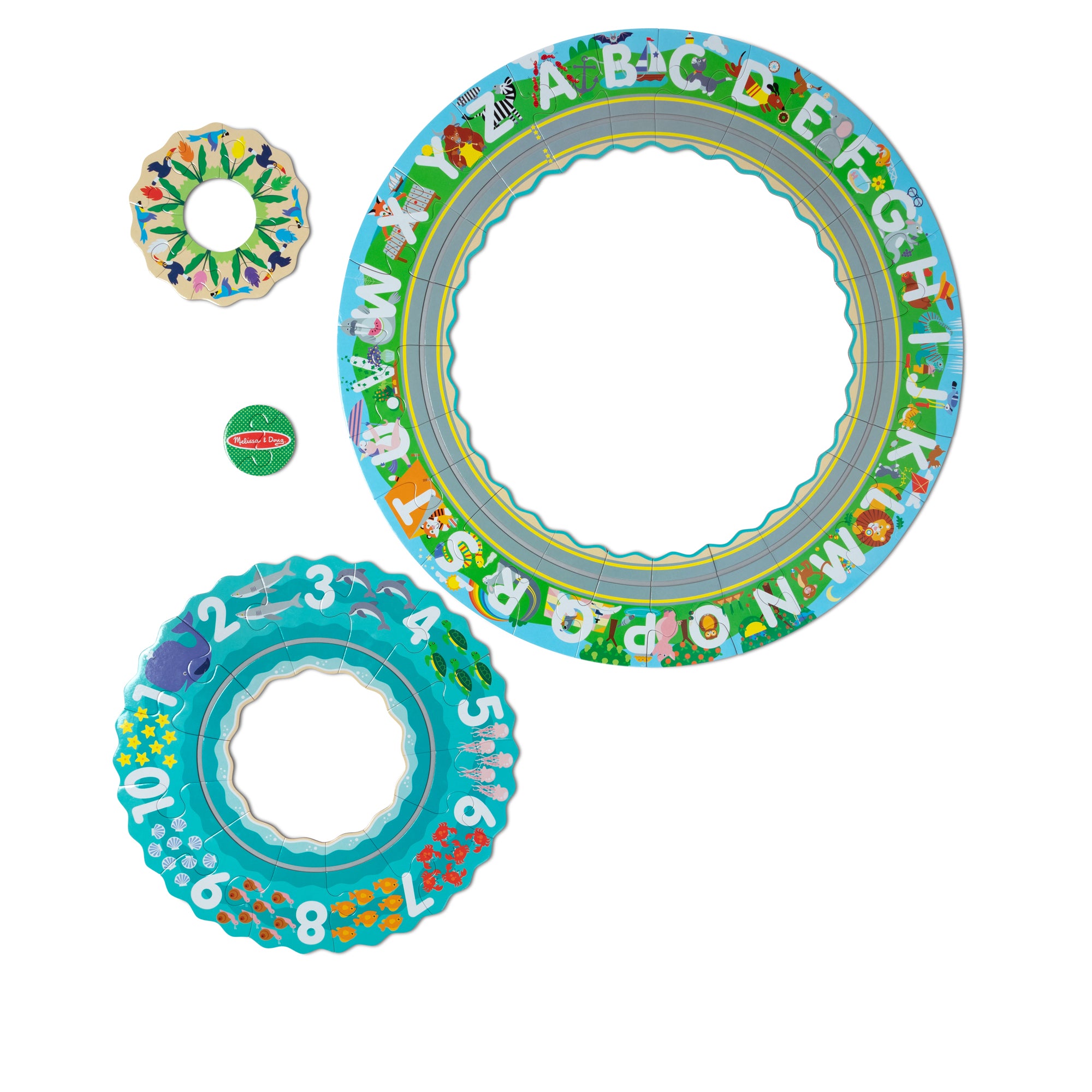 Melissa & Doug Round the Shore Tracks Floor Puzzle ?C 48 Pieces - Image 4