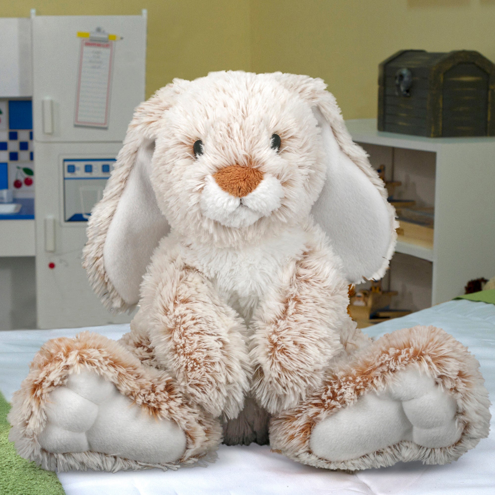 Melissa & Doug Burrow Bunny Rabbit Stuffed Animal - Image 9
