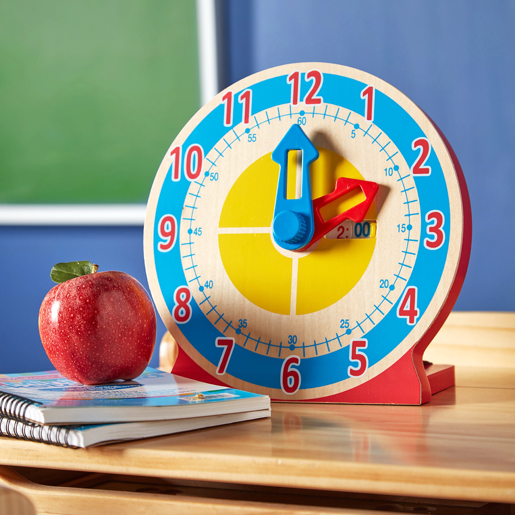 Melissa & Doug Turn & Tell Wooden Clock - Image 9