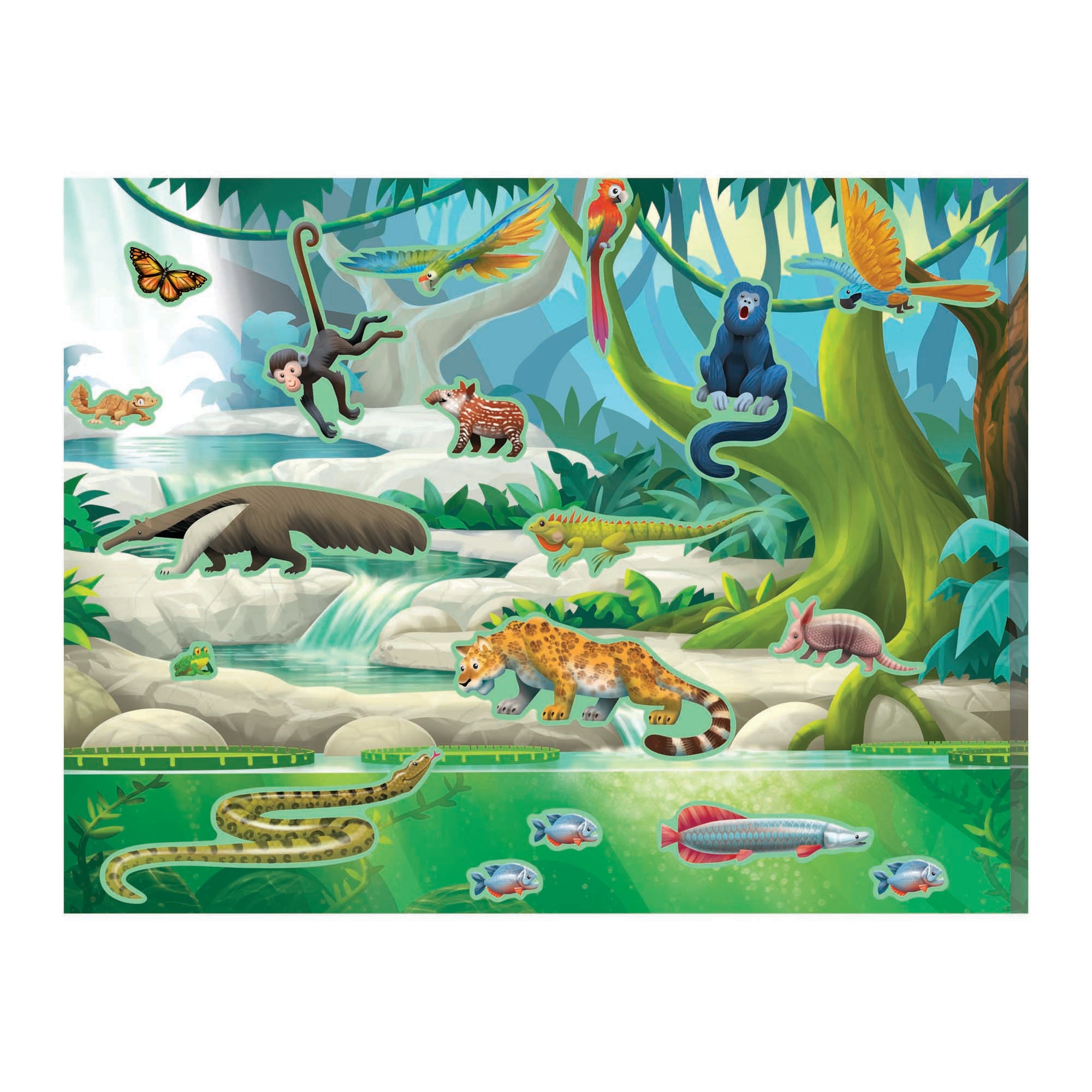 Melissa & Doug Reusable Sticker Pad - Jungle and Savanna - Image 9